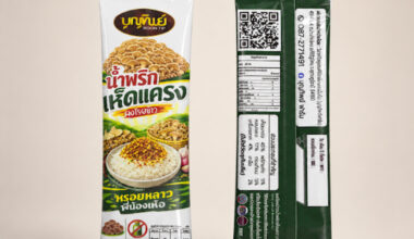 ผงโรยข้าวน้ำพริกเห็ดแครง / Mushroom Chili Powder